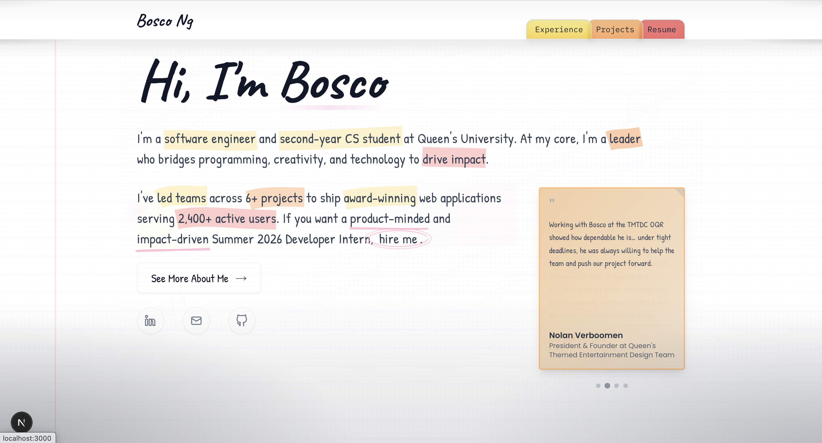 Personal Portfolio